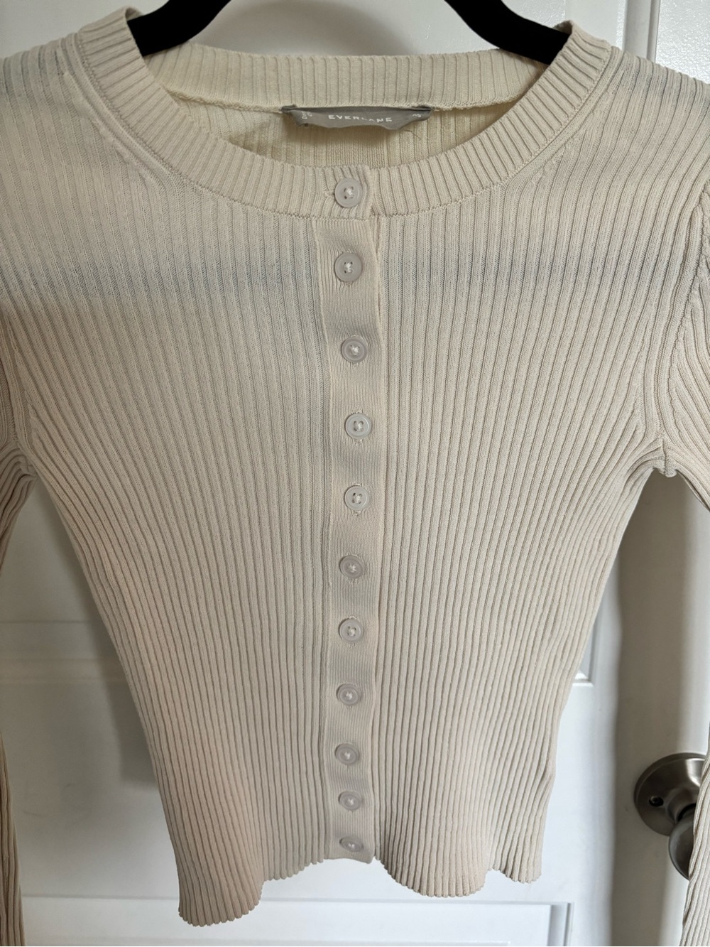 Everlane Ribbed Cropped Top - Picture 2 of 5